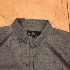 Molokai Surf Shirts - Molokai Grey Surf Burton up shirt Molokai Surf Shirts - Molokai Grey Surf Burton up shirt